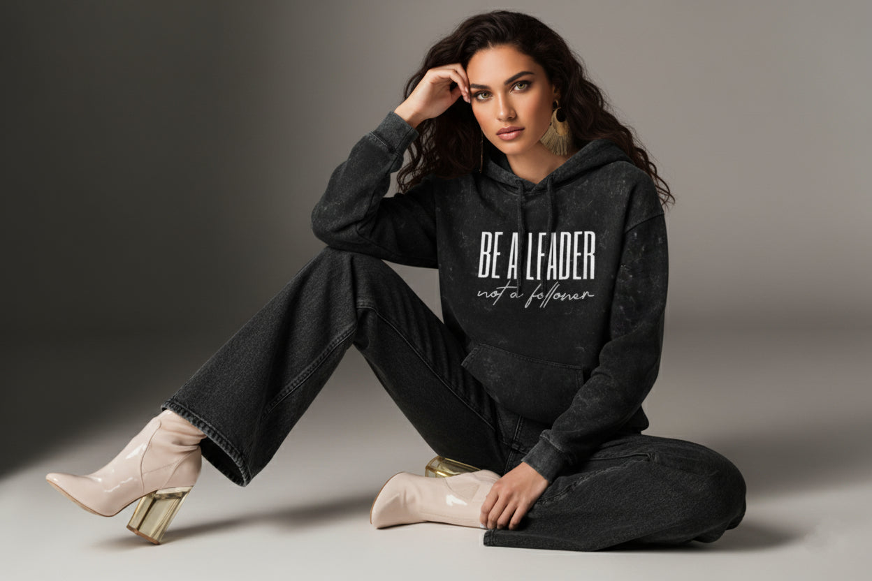 Unisex Acid Washed Hoodie